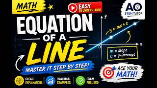 EQUATIONS OF STRAIGHT LINE EXPLAINED