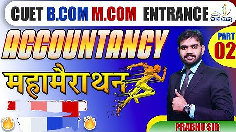 # ACCOUNTANCY MARATHON || PART-2 ||