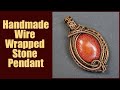 Wire Wrapped Stone Pendants. Handmade wire jewelry Valeriy Vorobev.