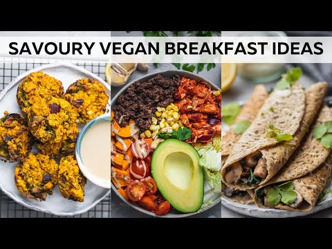 SAVOURY VEGAN BREAKFAST RECIPES | Healthy, Easy & Gluten-free Ideas