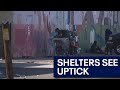 Phoenix shelters see increase after The Zone cleanup