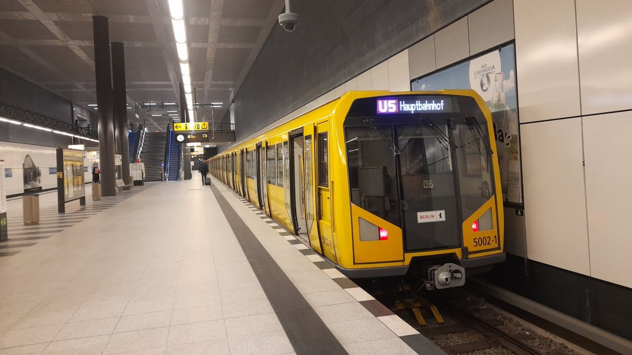 Mitfahrt in der U5 von Hauptbahnhof bis Frankfurter Allee im H95 5002-1