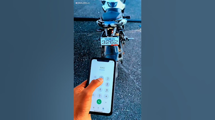 calling to number plate 🏍️