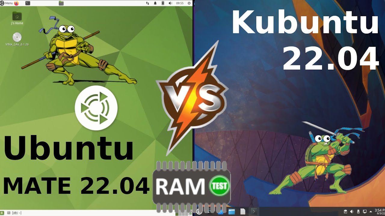Ubuntu Mate 22.04 vs Kubuntu 22.04: RAM Usage - YouTube