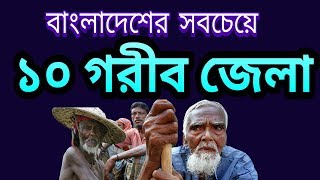 Top 10 Poorest Districts in Bangladesh