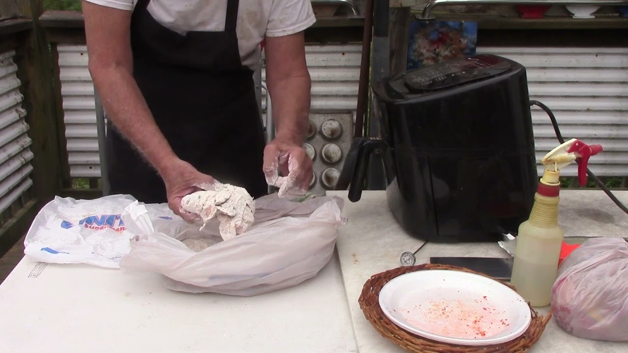 Air Fried Bacon Wrapped Chicken Thighs in Murphy NC. Wow, it is Tasty !!!