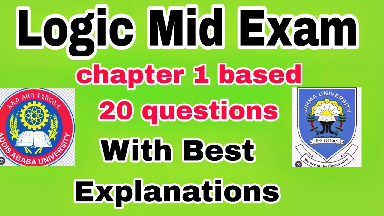 Logic Mid Exam chapter 1 based questions
