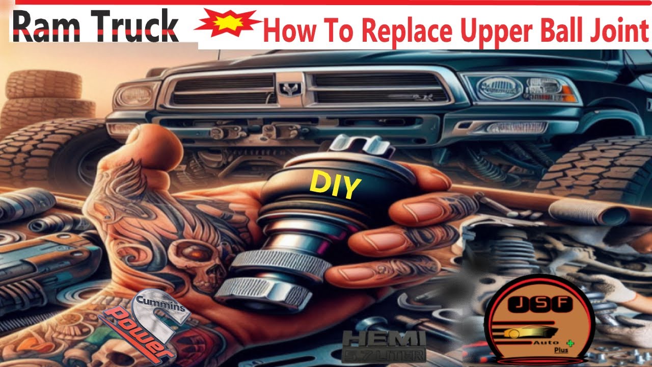 How to Replace the Upper Ball Joint on a Dodge Ram Truck 2500 | Step-by ...