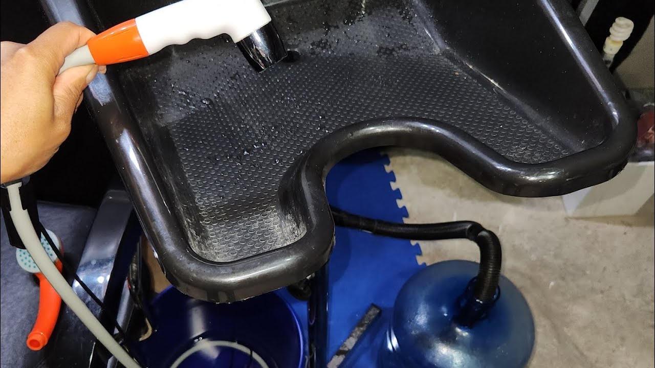 traveling salon how to use your portable shampoo sink without running water