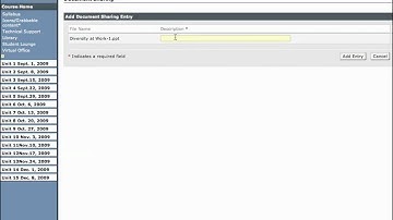 Doc Sharing Feature of eCollege - Rick Lumadue