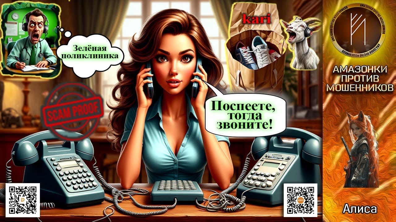 АЛИСА. Камня на камне не оставила от мошенников. Телефонное мошенничество