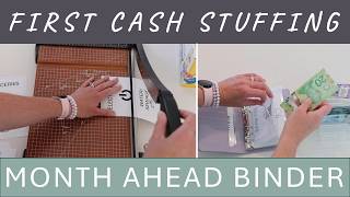 I Started a Month Ahead Binder | First Cash Stuffing Budget with Canadian Cash