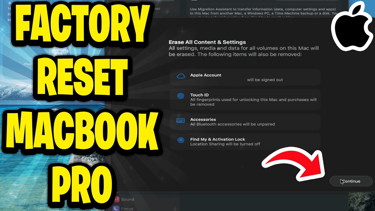 How To Factory Reset Macbook Pro - YouTube