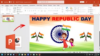 26 January Powerpoint Presentation 🇮🇳 Republic Day MS Powerpoint Presentation Kaise Banaye screenshot 3