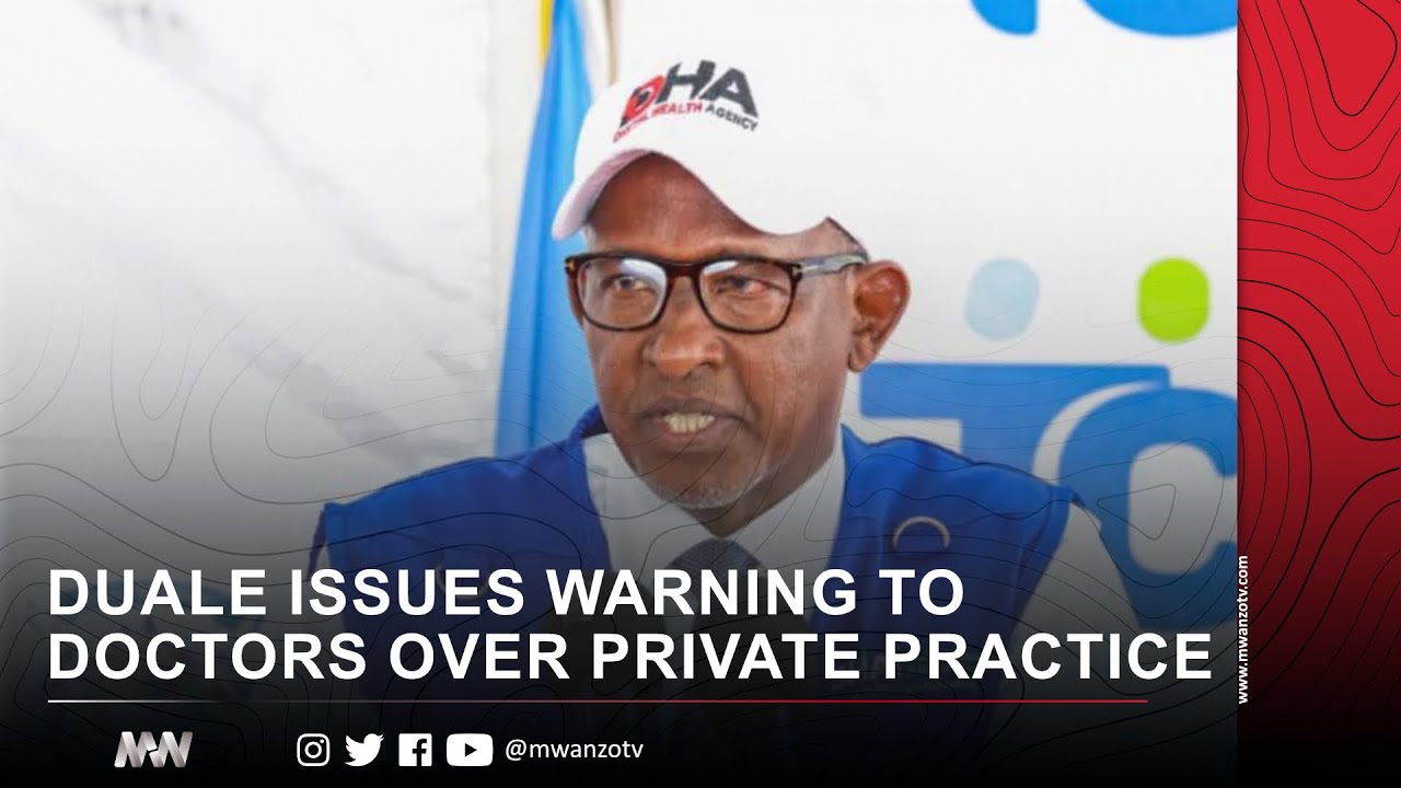 DUALE ISSUES WARNING TO DOCTORS OVER PRIVATE PRACTICE