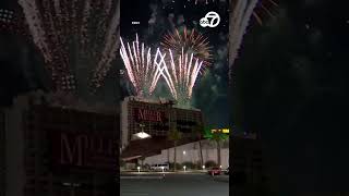 Tropicana building implosion in Las Vegas