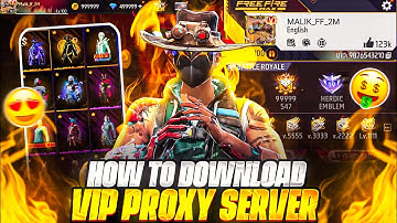 HOW TO DOWNLOAD VIP SERVER | PROXY SERVER FREE FIRE | PROXY SERVER KAISE DOWNLOAD KARE |GHOST SERVER