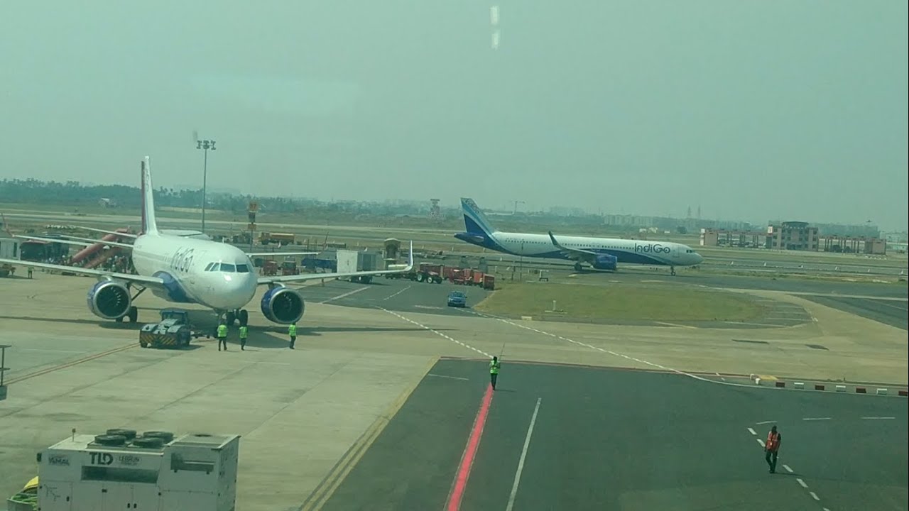 Indigo Pushback | Ramp Side View - Part 167 | Chennai Airport | Plane ...