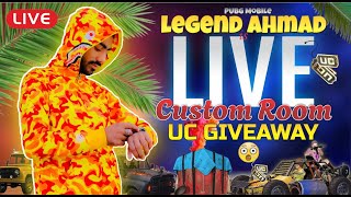 Live Custom Room || Win UC || Legend Ahmad