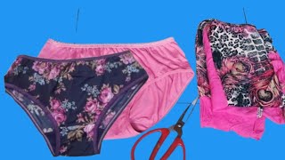 tip dan cara potong celana dalam dari baju yang tida kepake lagi