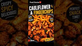 Tasty Cauliflower & Fingerchips Recipe #trending #streetfood #Food Stories❤