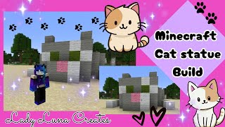 Minecraft Cat Statue build