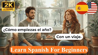 5 Conversation With Your Friend In New Year | Learn Spanish With Simple Conversation
