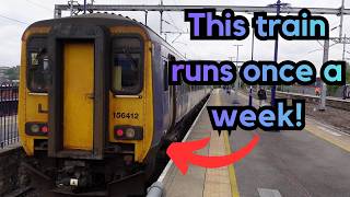 This GHOST TRAIN only runs ONCE A WEEK! | Stockport to Stalybridge parliamentary train