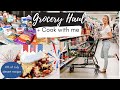 GROCERY HAUL + COOK WITH ME | PATRIOTIC DESERT RECIPE | FAMILY OF 5