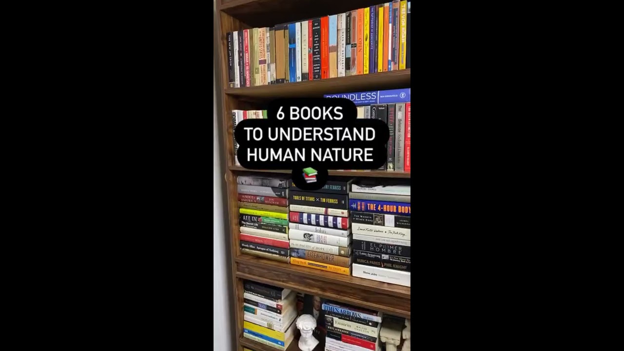 6 Books to Understand Human Nature | Book Recommendations | Human psychology