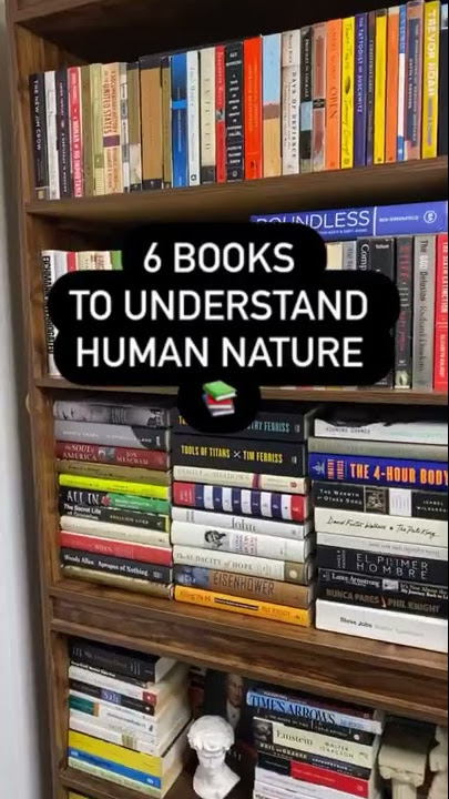 6 Books to Understand Human Nature | Book Recommendations | Human psychology