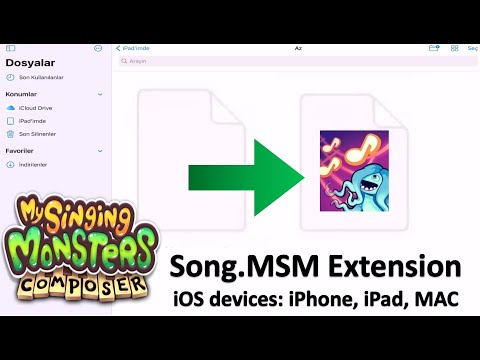 How to share/open song.msm file on iOS - My Singing Monsters Composer (Trouble-shoot)