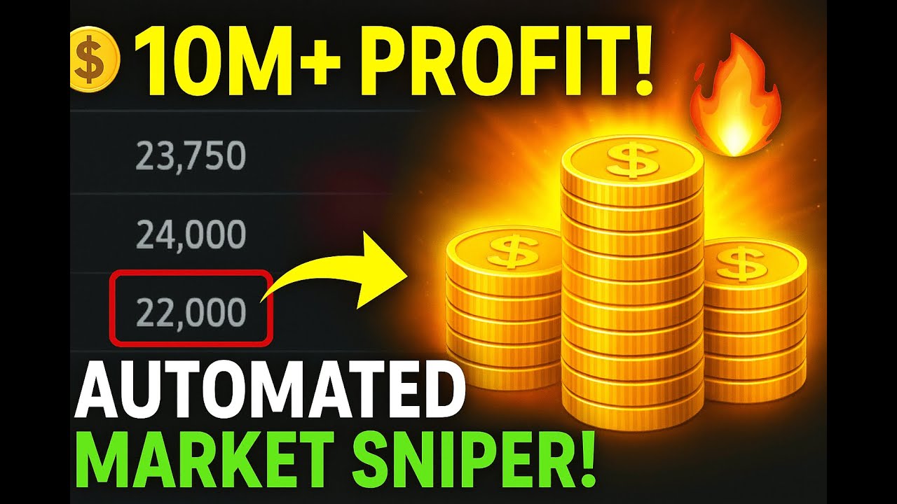 This Bot Makes 10M+ Profit Instantly! 💸 Market Sniper Automation