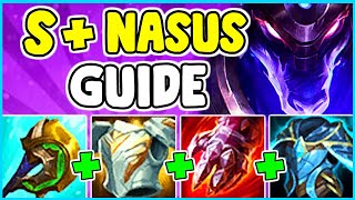 HOW TO PLAY NASUS TOP & SOLO CARRY IN SEASON 11 | Nasus Guide S11 - League Of Legends