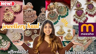 *Huge* MEESHO Jewellery Haul || Meesho Traditional Earing Collection || MEESHO || TRYON Haul