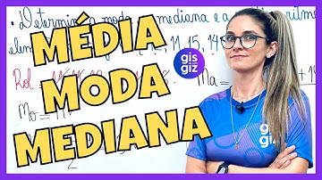 MÉDIA, MODA E MEDIANA | MEDIDAS DE TENDÊNCIA CENTRAL   \Prof. Gis/: https://youtu.be/GIzwKJL33_g