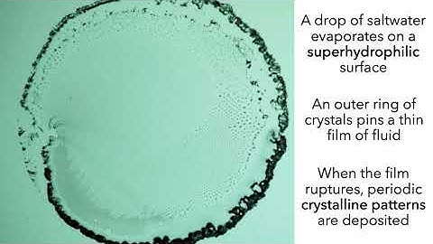 V0043: Patterning via Solutal Instabilities in Thin Films