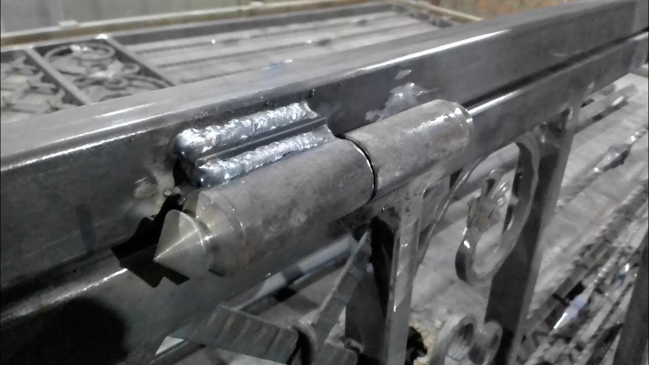 ЛУЧШИЙ И ПРОСТОЙ способ сварки ПЕТЕЛЬ, НАВЕСОВ на ворота. - YouTube