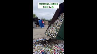 🍺🥤 Curious about how we handle aluminum cans at Sahd Metal Recycling? 🥤🍺