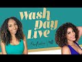 SheaMoisture Wash Day Live w/ Bianca Renee & Felicia! | BiancaReneeToday
