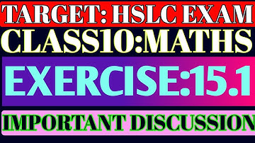 EXERCISE 15.1 || MATHS || CLASS 10 || CHAPTER 15 ||HSLC 2023 || SEBA, CBSE || PROBABILITY