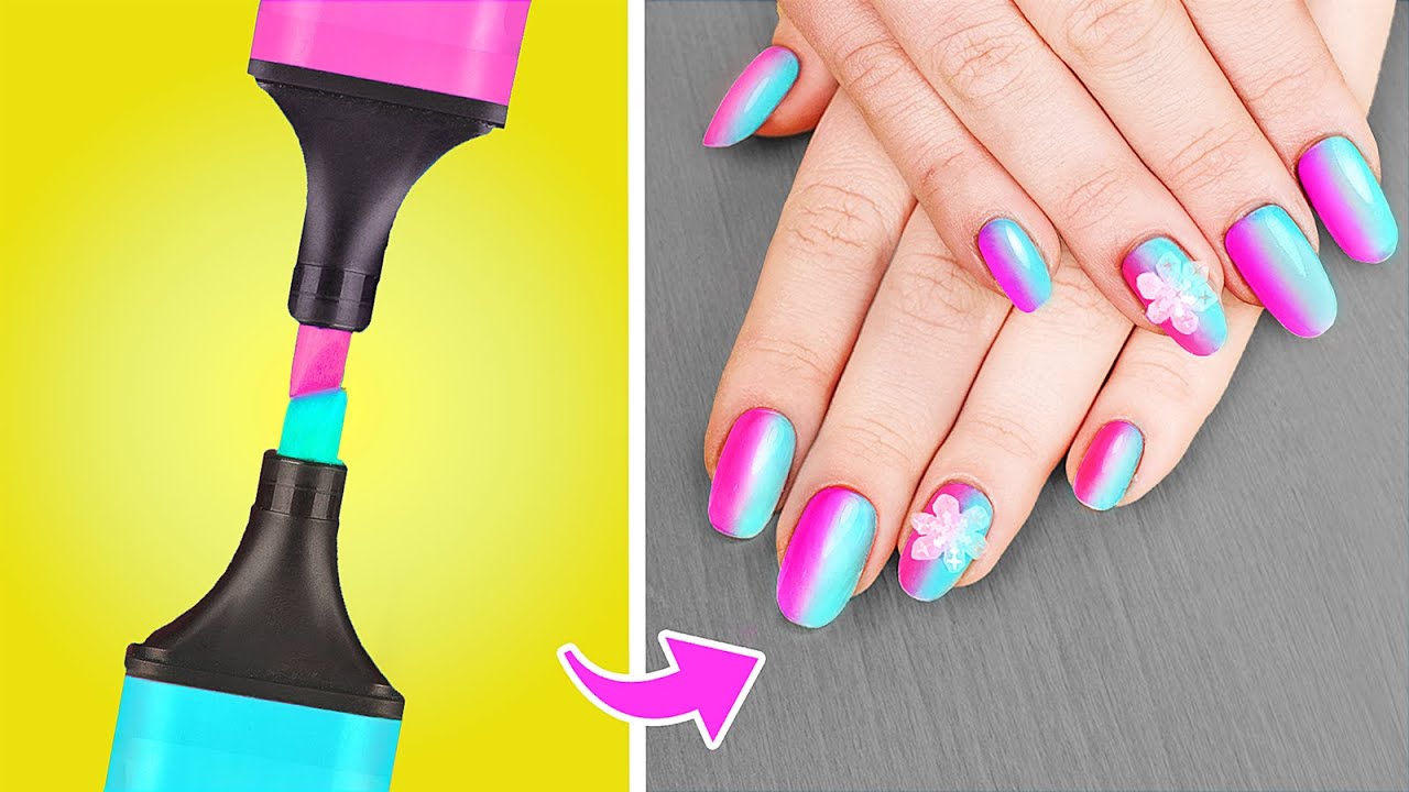 11 Aussergewohnliche Nagel Hacks Weihnachts Nagelkunst Youtube 