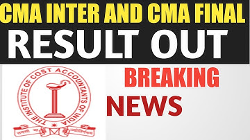 CMA RESULT OUT | CMA INTER AND CMA FINAL JANUARY 2021 RESULT OUT
