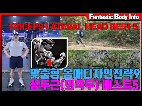 [맞춤형몸매디자인전략9]  [TRICEPS LATERAL HEAD BEST 5]  [삼두근(외측두) 베스트 5]