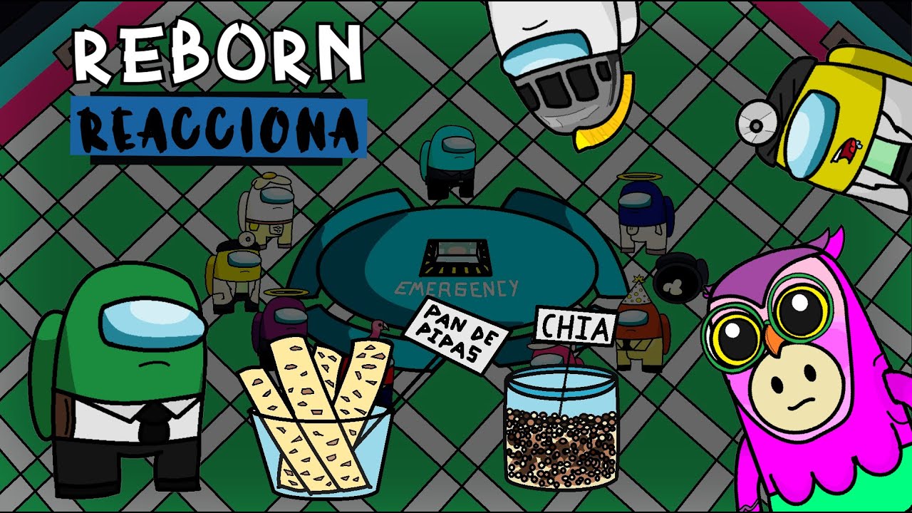REBORN Reacciona A Among Us Y Fall Guys Animado (Auron, Perxitaa, Axozer, Momon, Etc.)(CHITO COFITO)