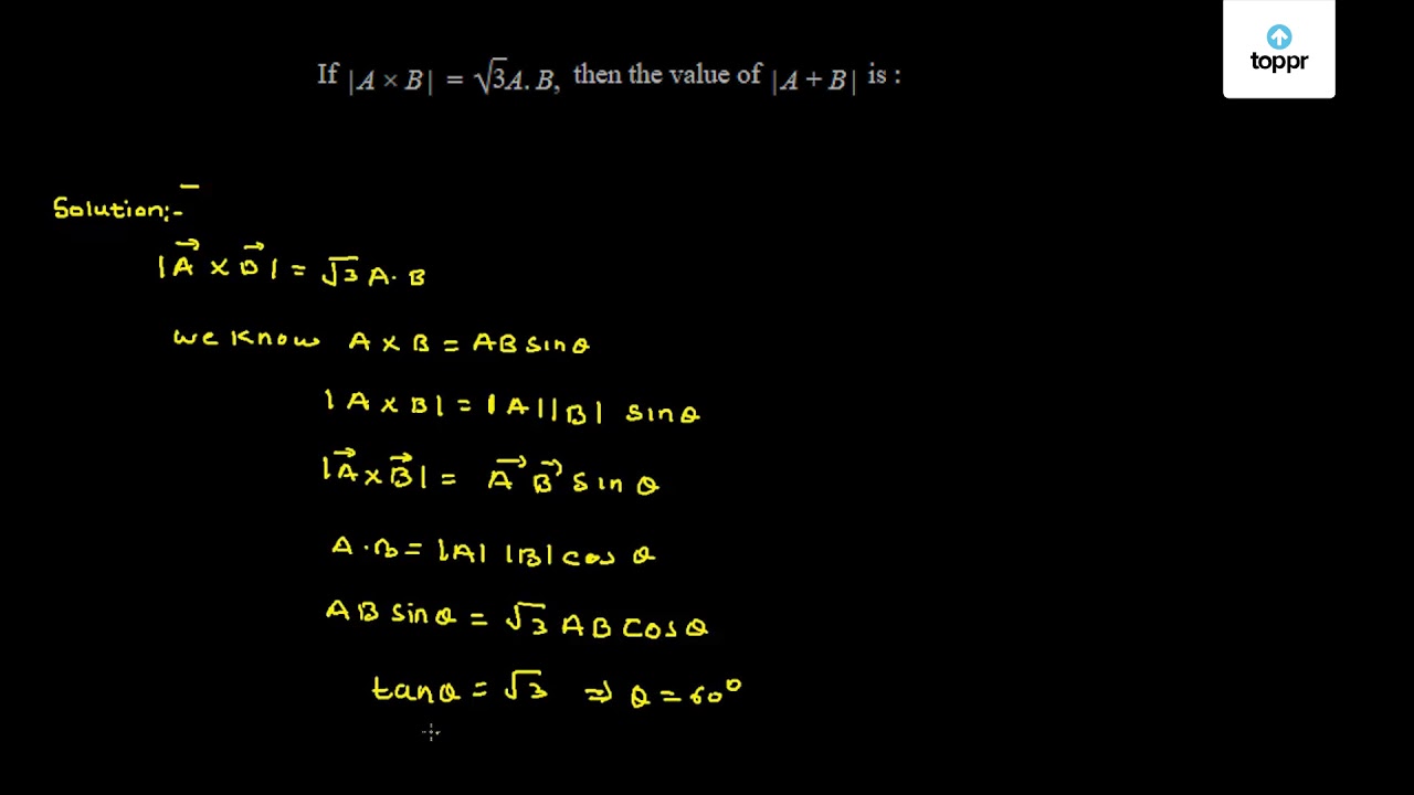 If A B 3 A B Then The Value Of A B Is