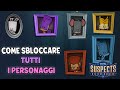 COME sbloccare TUTTI i PERSONAGGI ??FINALMENTE E' USCITO ?SUSPECTS : VILLA MISTERIOSA