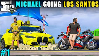 MICHAEL GOING TO LOS SANTOS FROM LIBERTY CITY | GTA V GAMEPLAY #1 | GTA 5