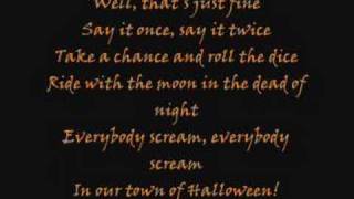 Marilyn Manson - This is Halloween lyrics chords