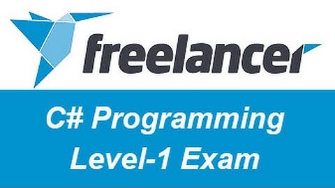 Freelancer.com C# Programming Level-1 Test